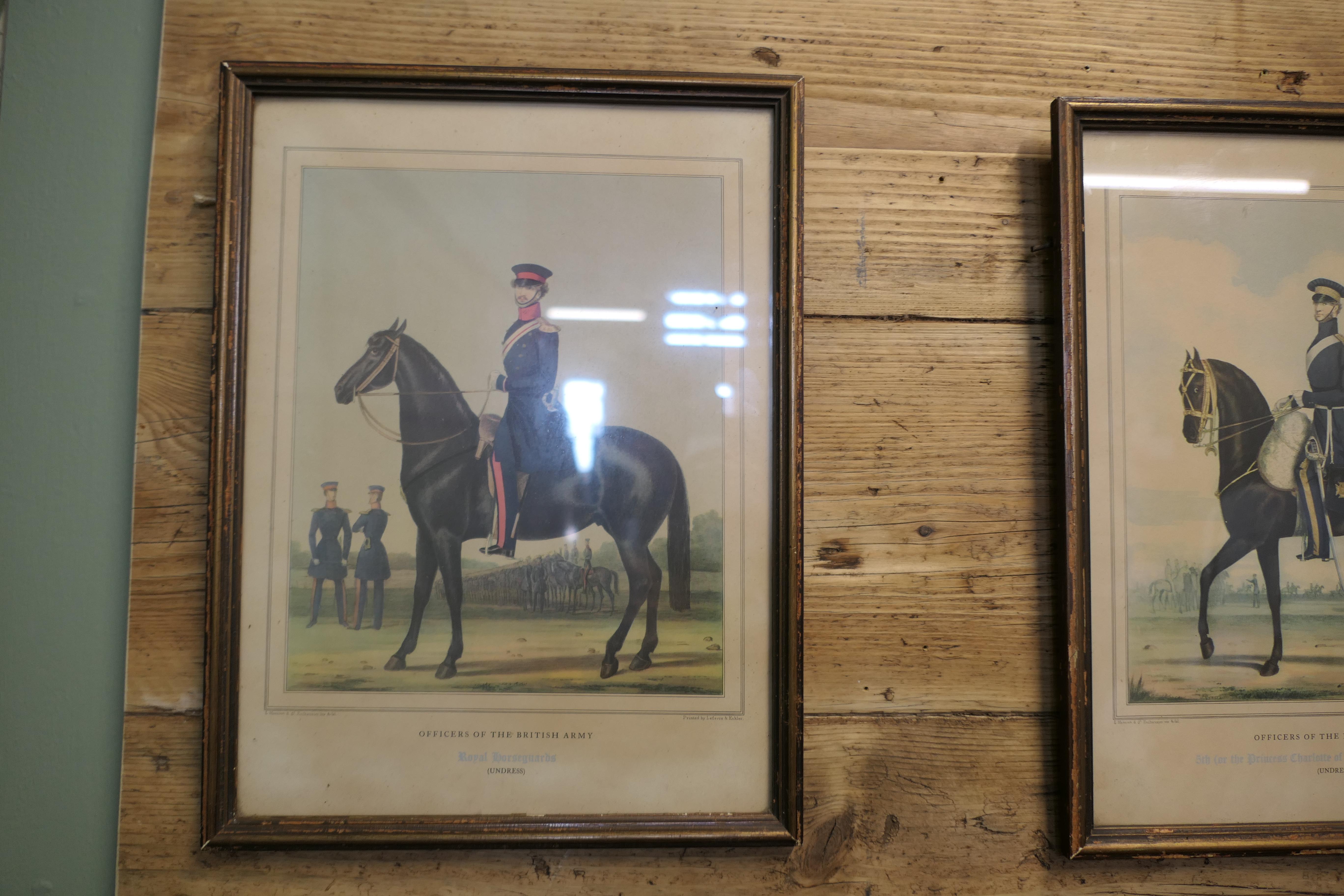 19th Century 5 Officers of the British Army Pictures For Sale