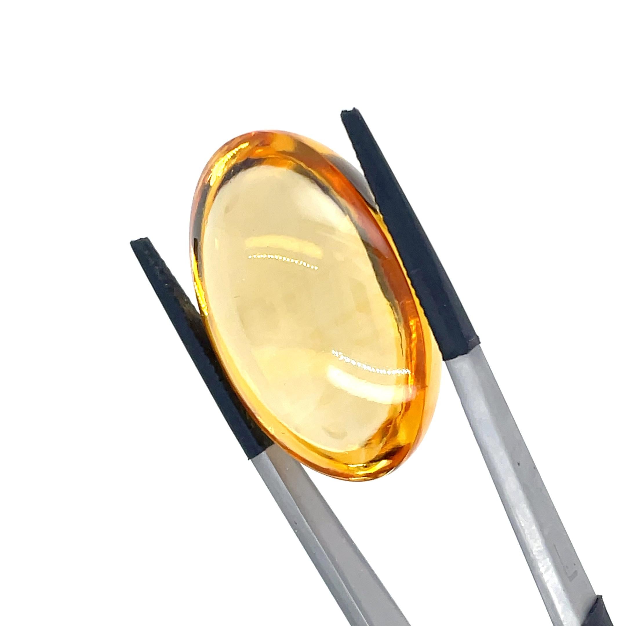 5 Citrin-Cabochons in Ovalform Cts 252.70 im Zustand „Neu“ im Angebot in Hong Kong, HK
