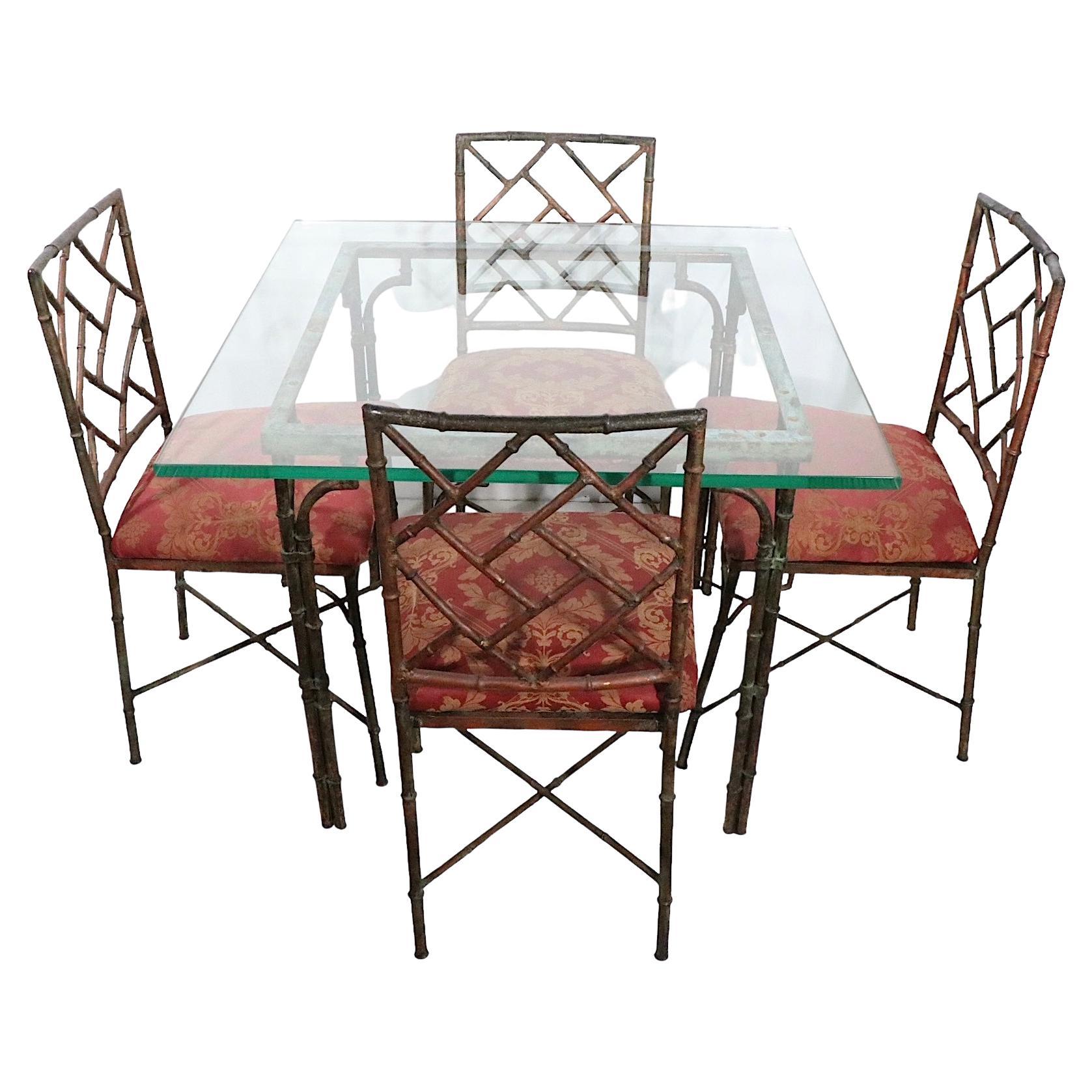 Juego de comedor de 5 piezas de bambú sintético by Prince Seating Co.