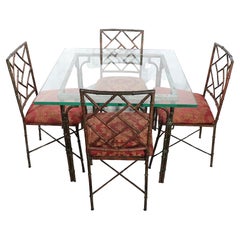 5 Piece Faux Bamboo Dinette Set by Prince Seating Co.