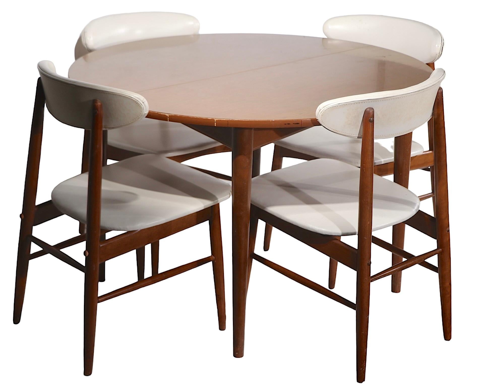 Mid-Century Modern 5 pc Mid Century Dinette Set by Viko Baumritter c 1950’s For Sale