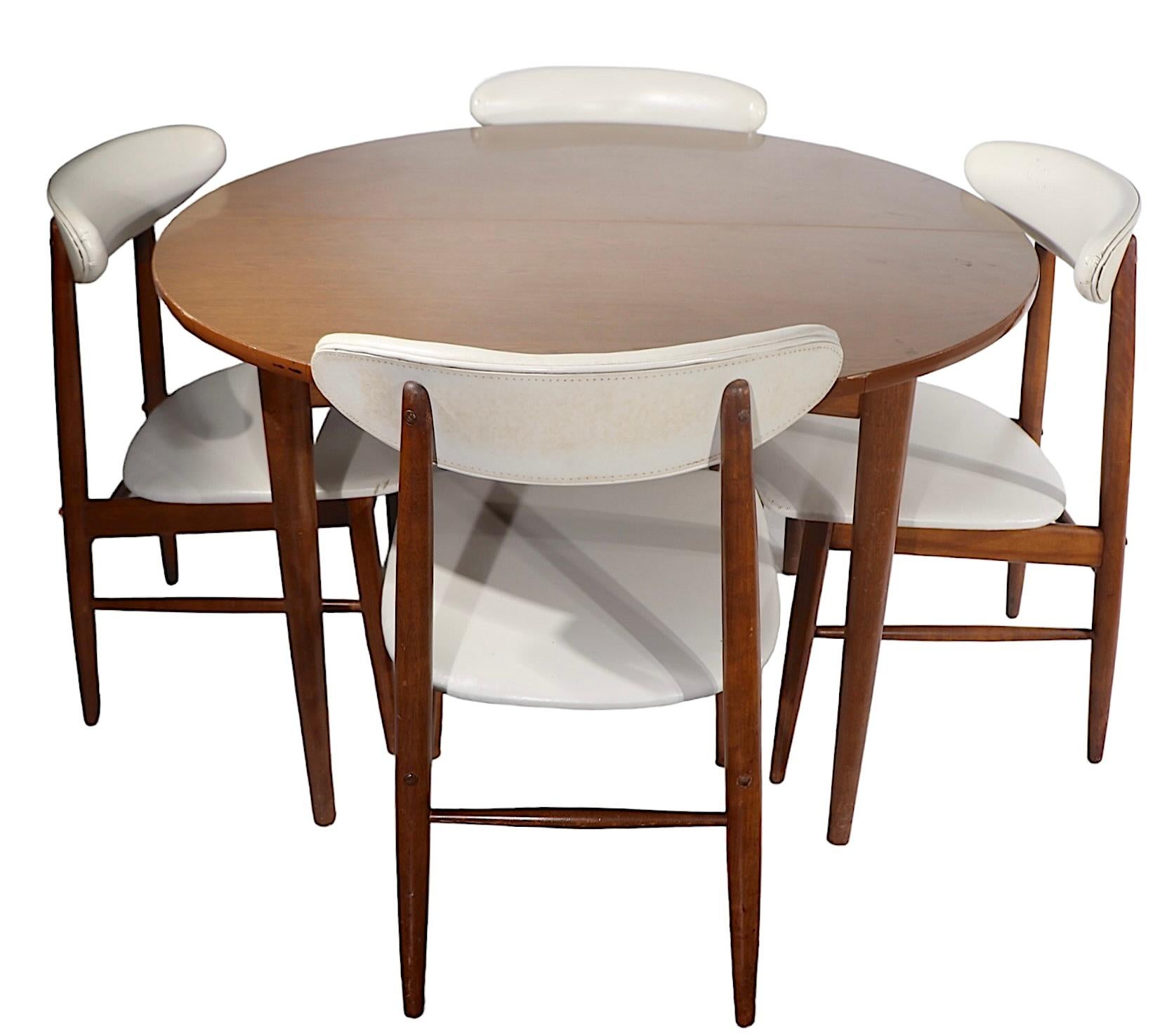 Plastica Set di 5 pezzi per tavolo da pranzo del Mid Century di Viko Baumritter, 1950 ca. in vendita