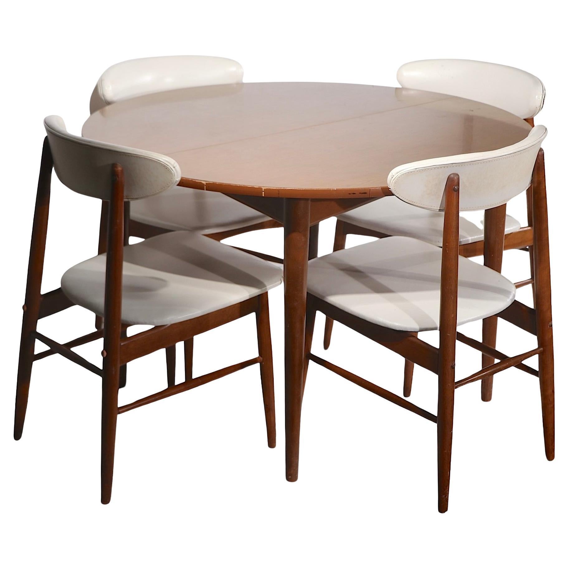 5-tlg. Mid-Century-Dinette-Set von Viko Baumritter, 1950er Jahre