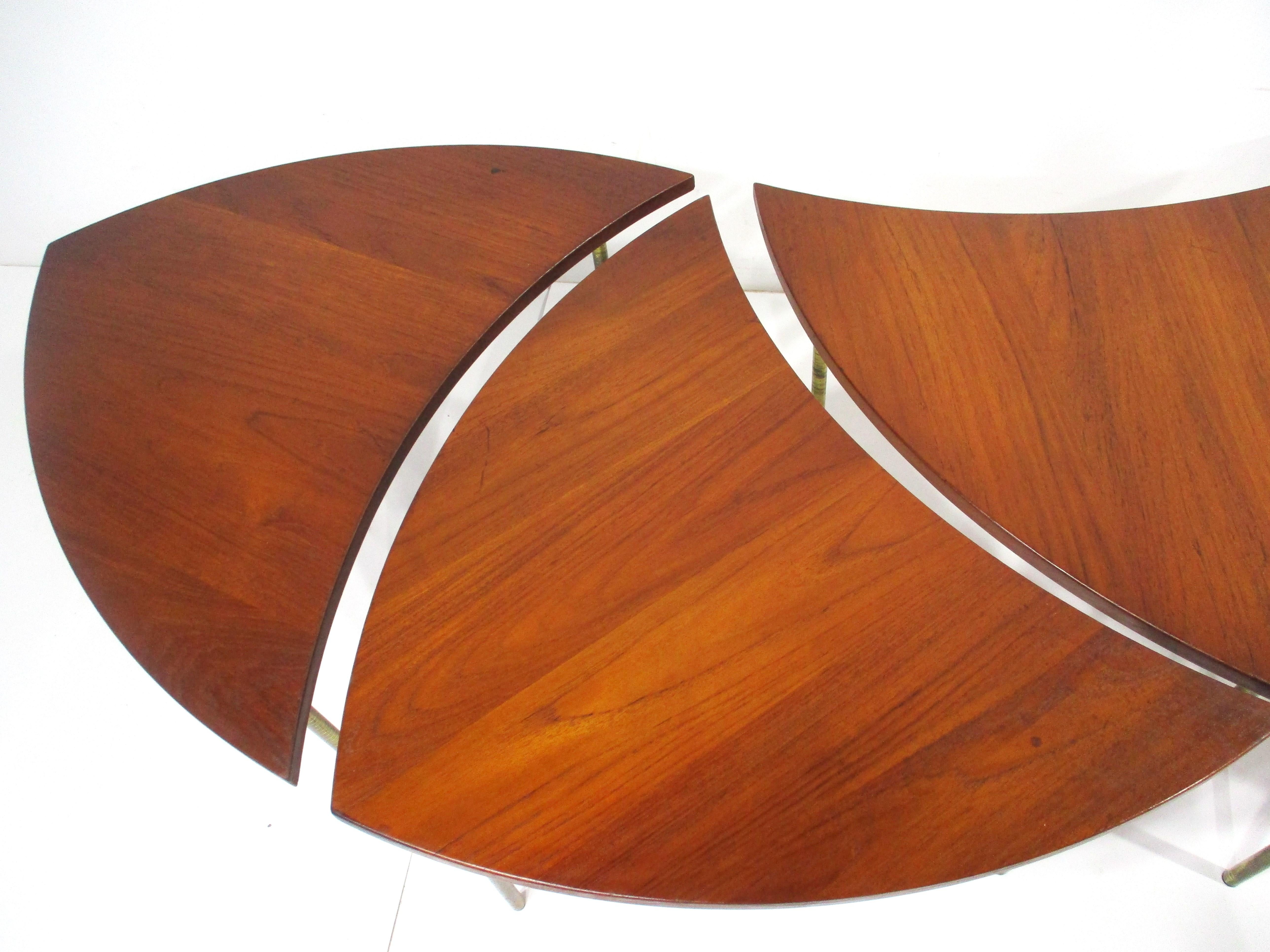 Mid-Century Modern 5 pc. Peter Hvidt Teak 523 Coffee Table by France & Sons Denmark  For Sale