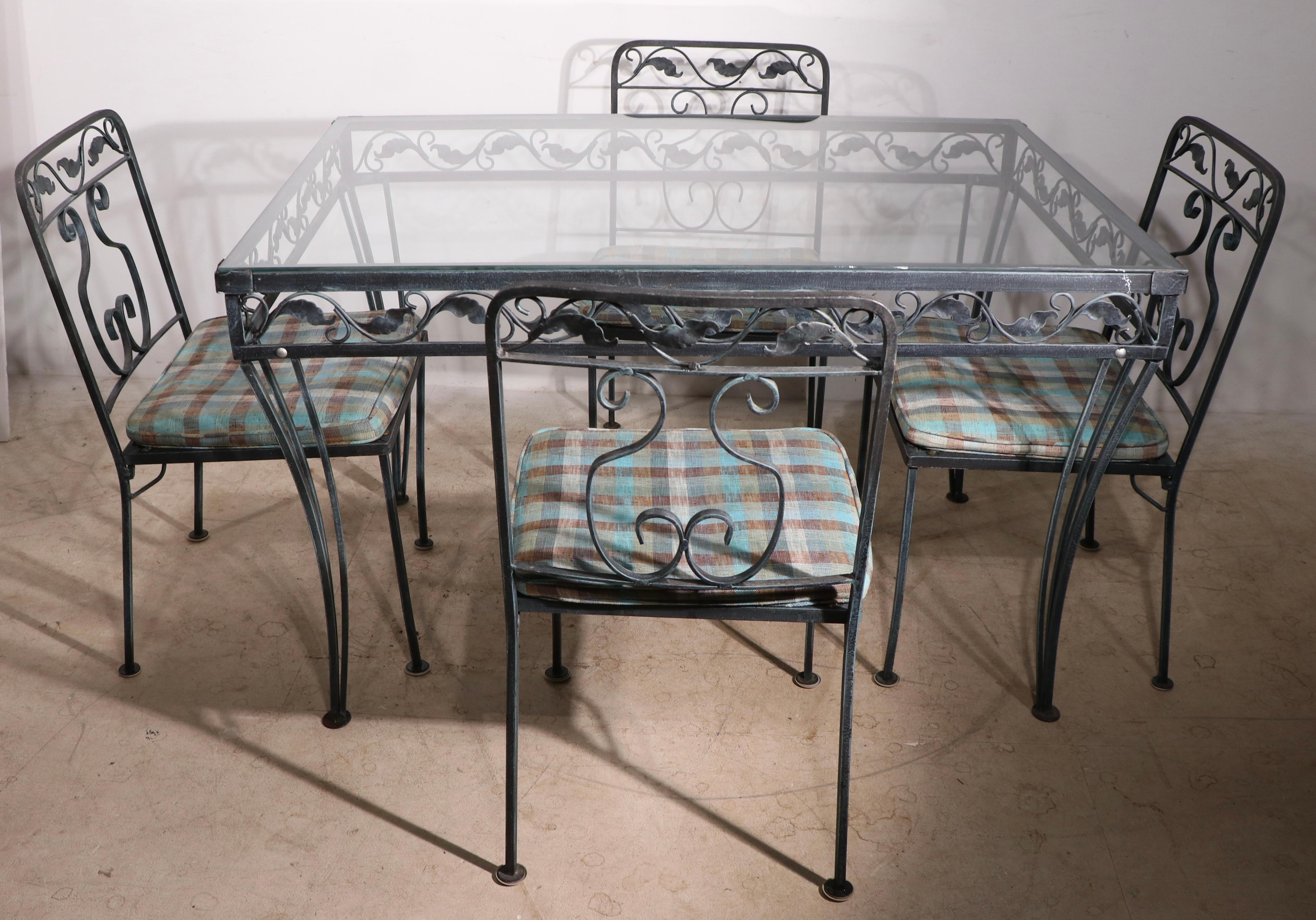 used metal patio furniture