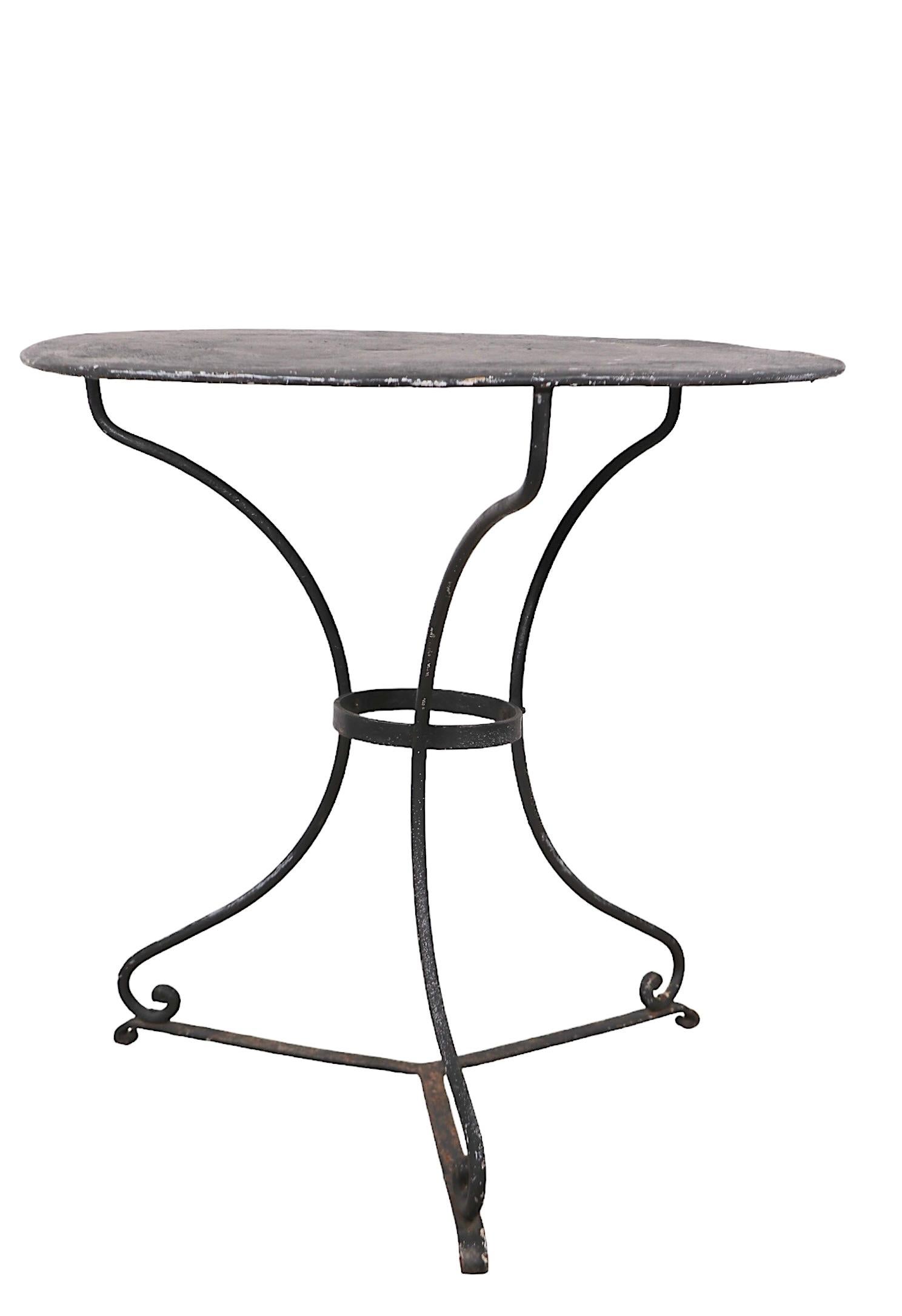 5 pc.  Wrought Iron Antique French Bistro Cafe Dinette Set 10