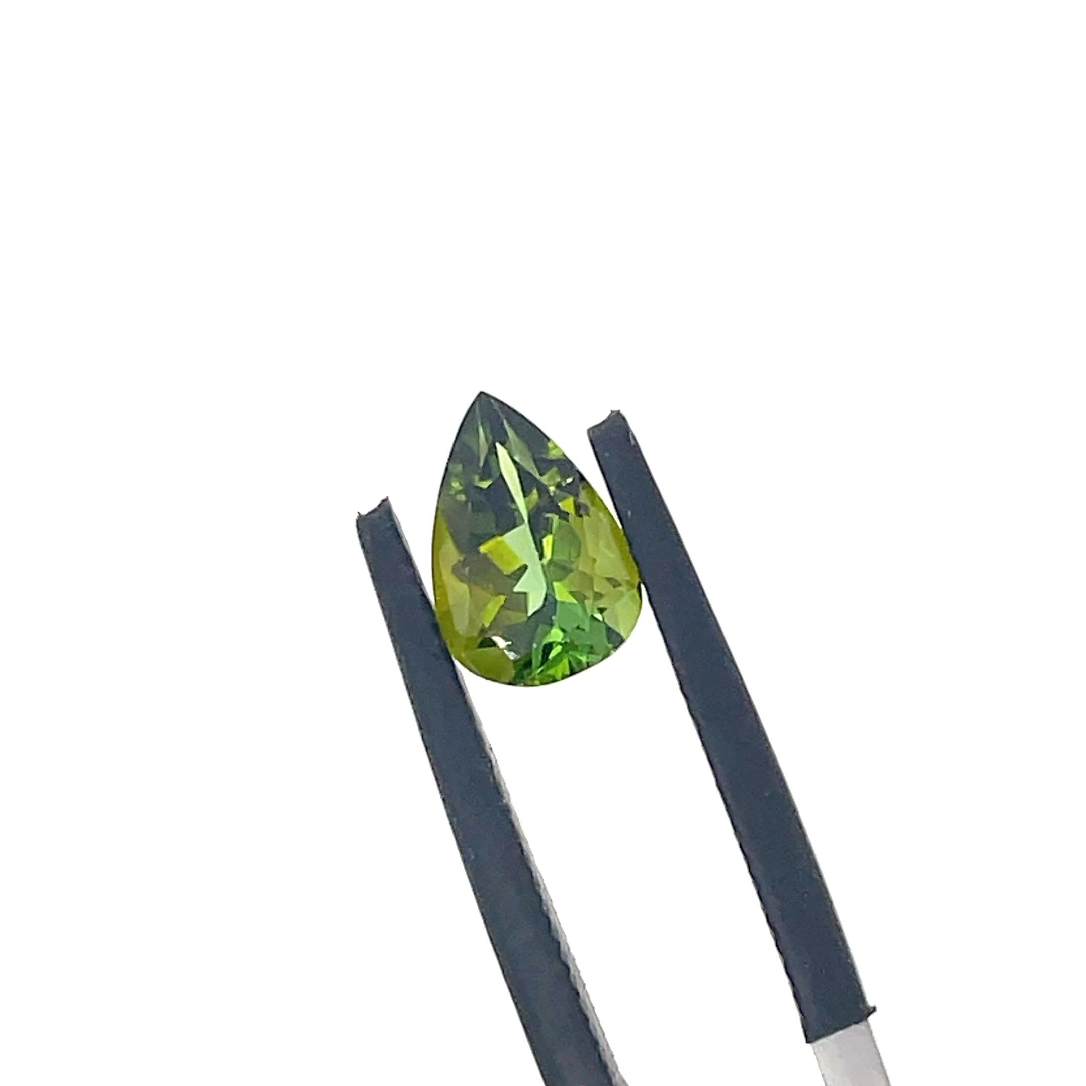 5 Tormaline colorate a forma di pera Cts 9,58 in vendita 4