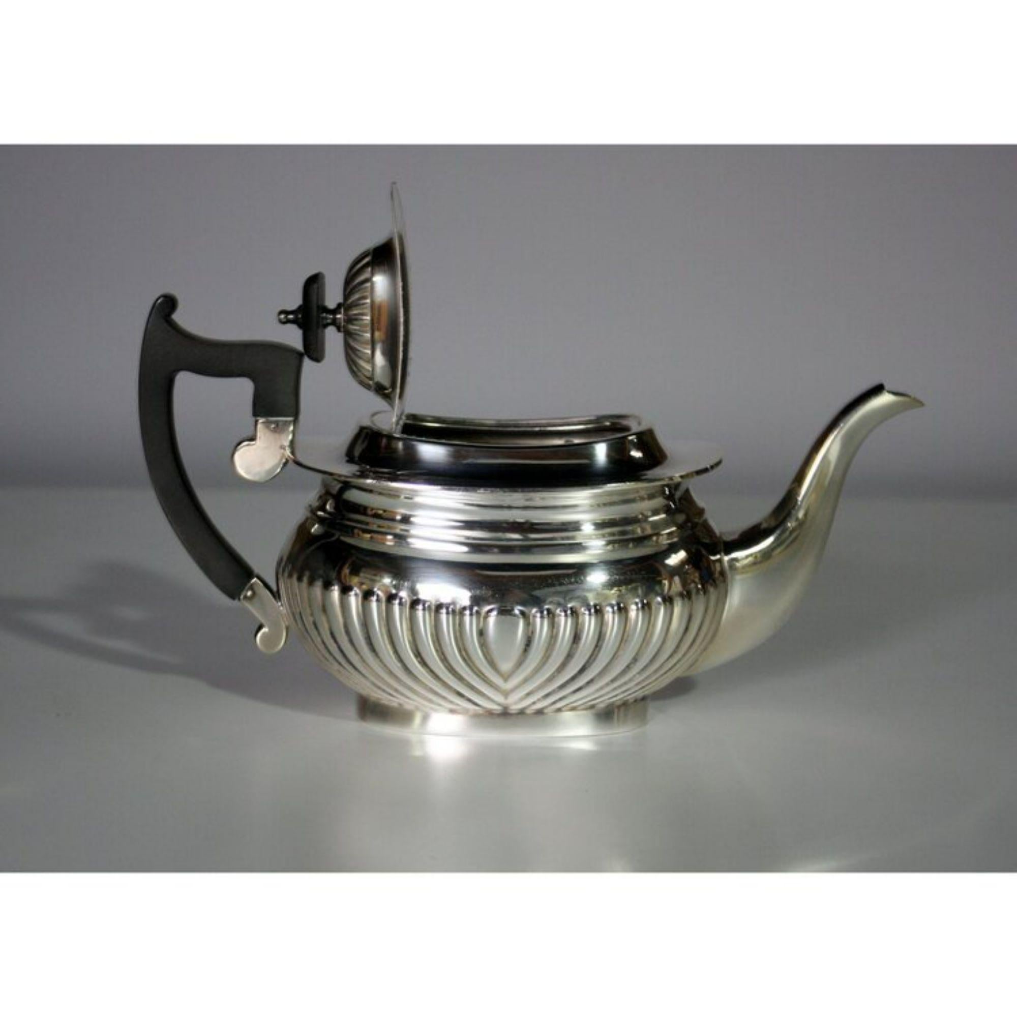 English 5 Piece Sheffield Ashley Coffee and Tea Service For Sale