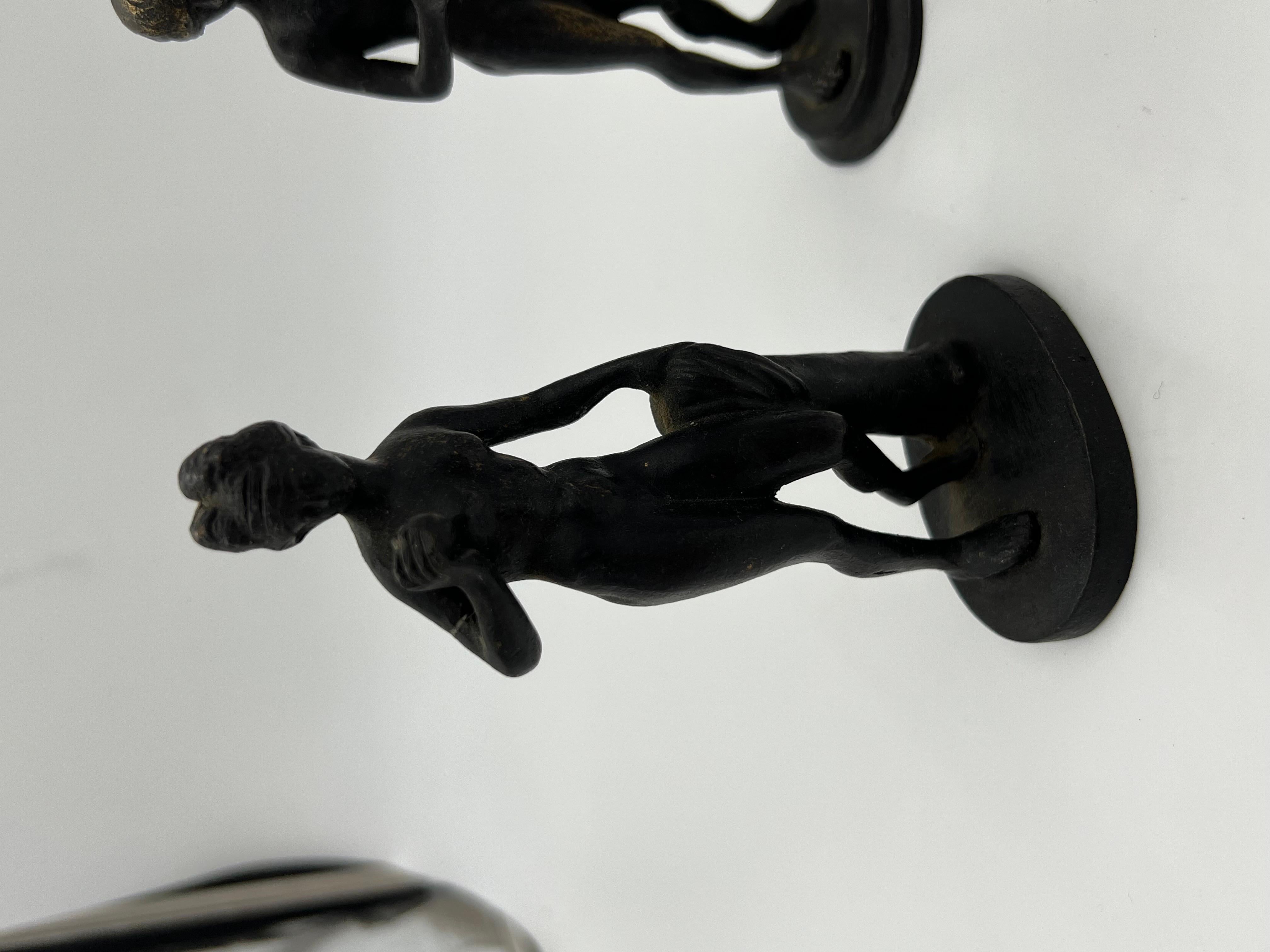 5 pièces de figurines anciennes italiennes Grand Tour en bronze, dont Vénus, Eros et bien d'autres ! Bon état - En vente à Atlanta, GA