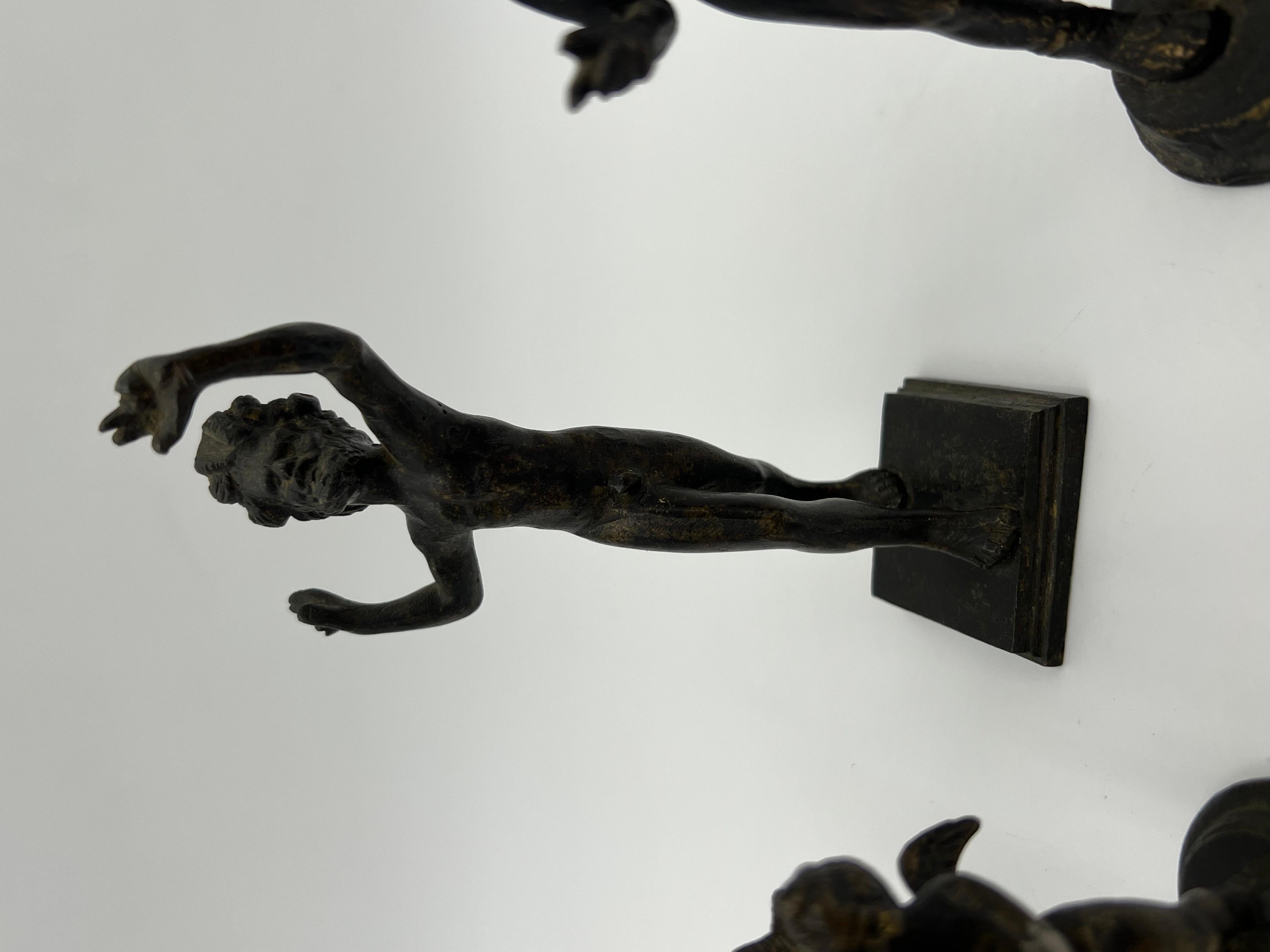 5 Piece Antique Italian Grand Tour Bronze Figures Including Venus, Eros & More! For Sale 1