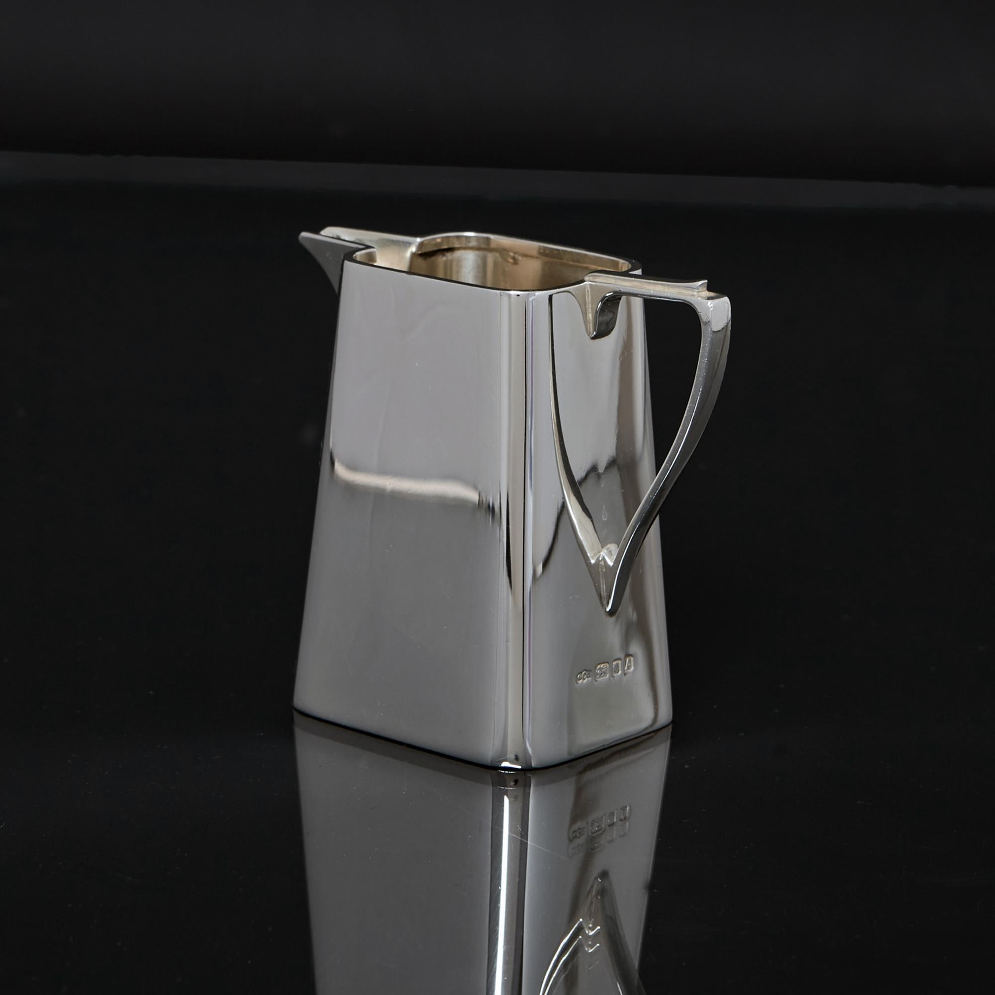 5 Piece Art Deco Silver Tea and Coffee Set 8