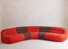 5 Piece Carrera Modular Sofa by Lomazzi, De Pas + d'Urbino for Bbb Italia, 1969
