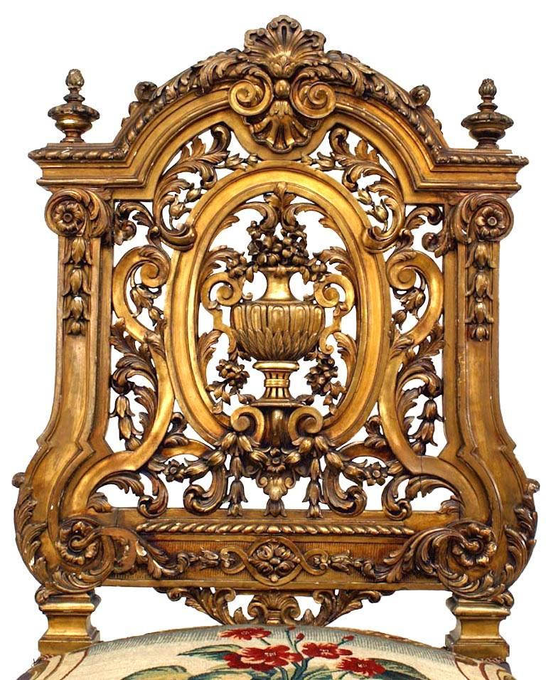 Ensemble de salon 5 pièces tapisserie Louis XIV 2