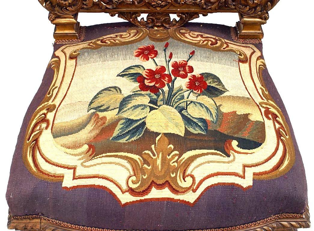 Ensemble de salon 5 pièces tapisserie Louis XIV 3