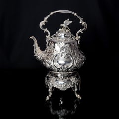 5-Piece Louis Pattern Silver Tea & Coffee Set