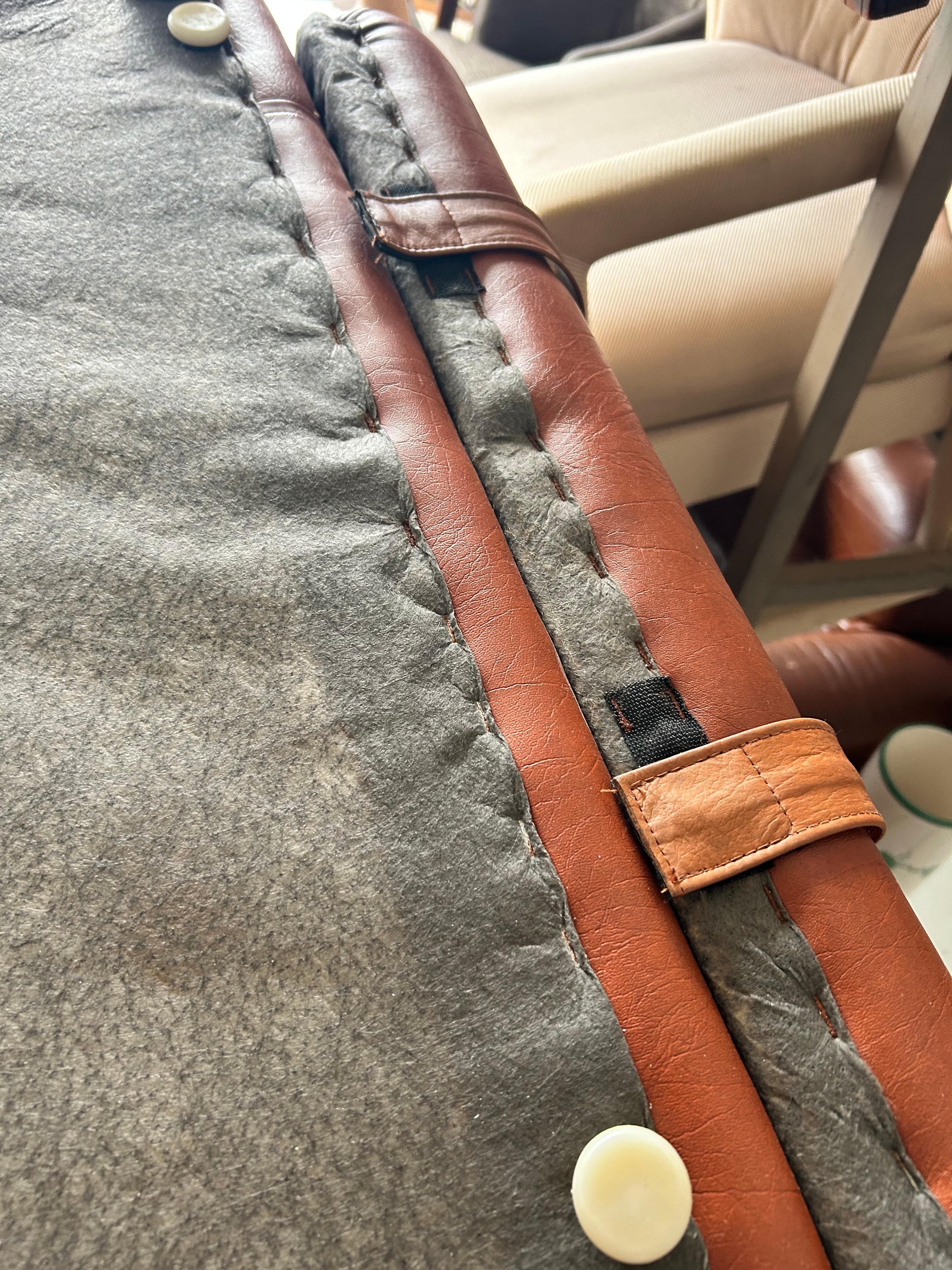 5 Pieces MCM Overman Sektional Vegan Leder 9