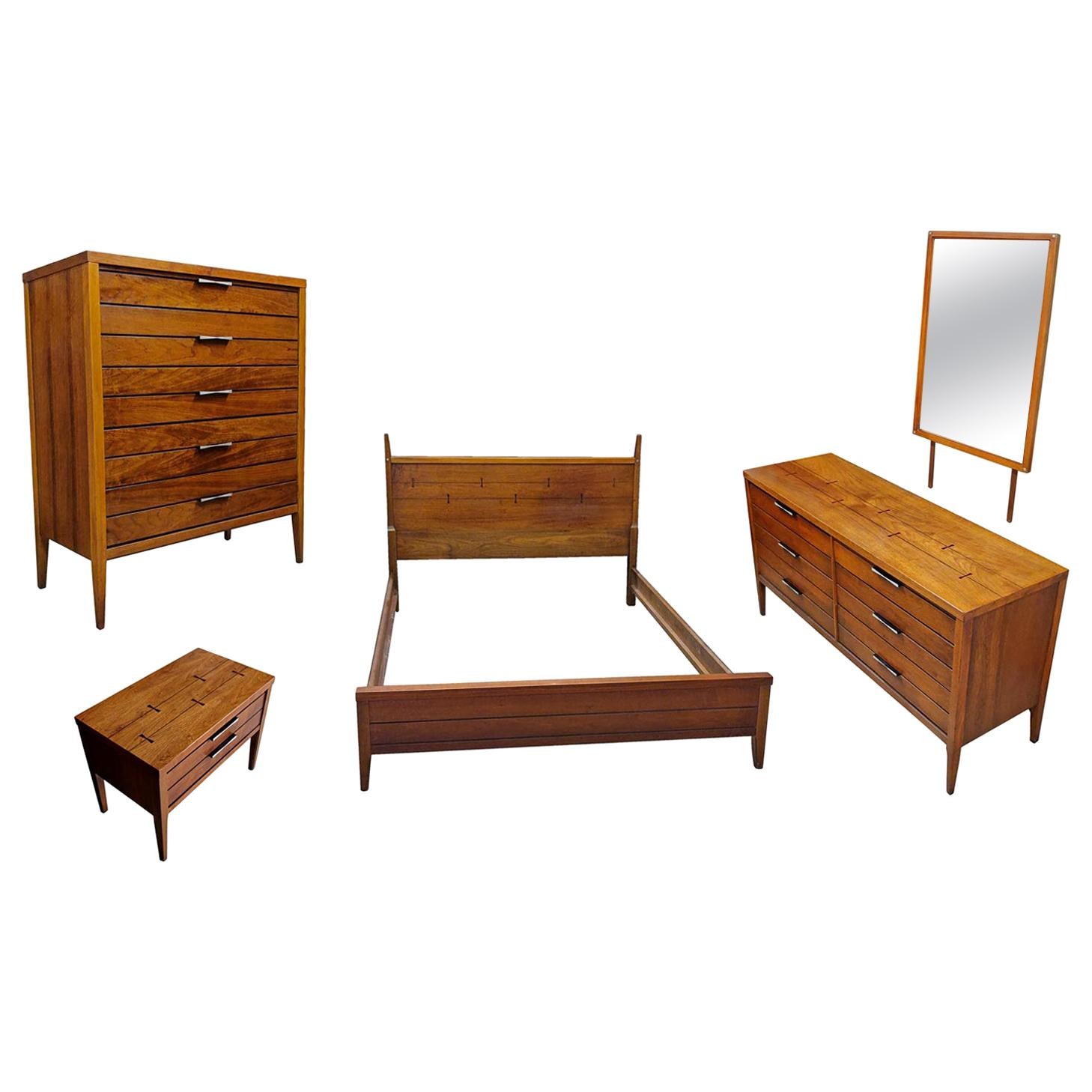 MidCentury Modern Bedroom Set by Lane Furniture For Sale at 1stDibs