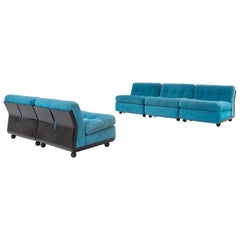 5 Piece Modular 'Amanta' Sofa by Mario Bellini for B&B Italia, c.1980