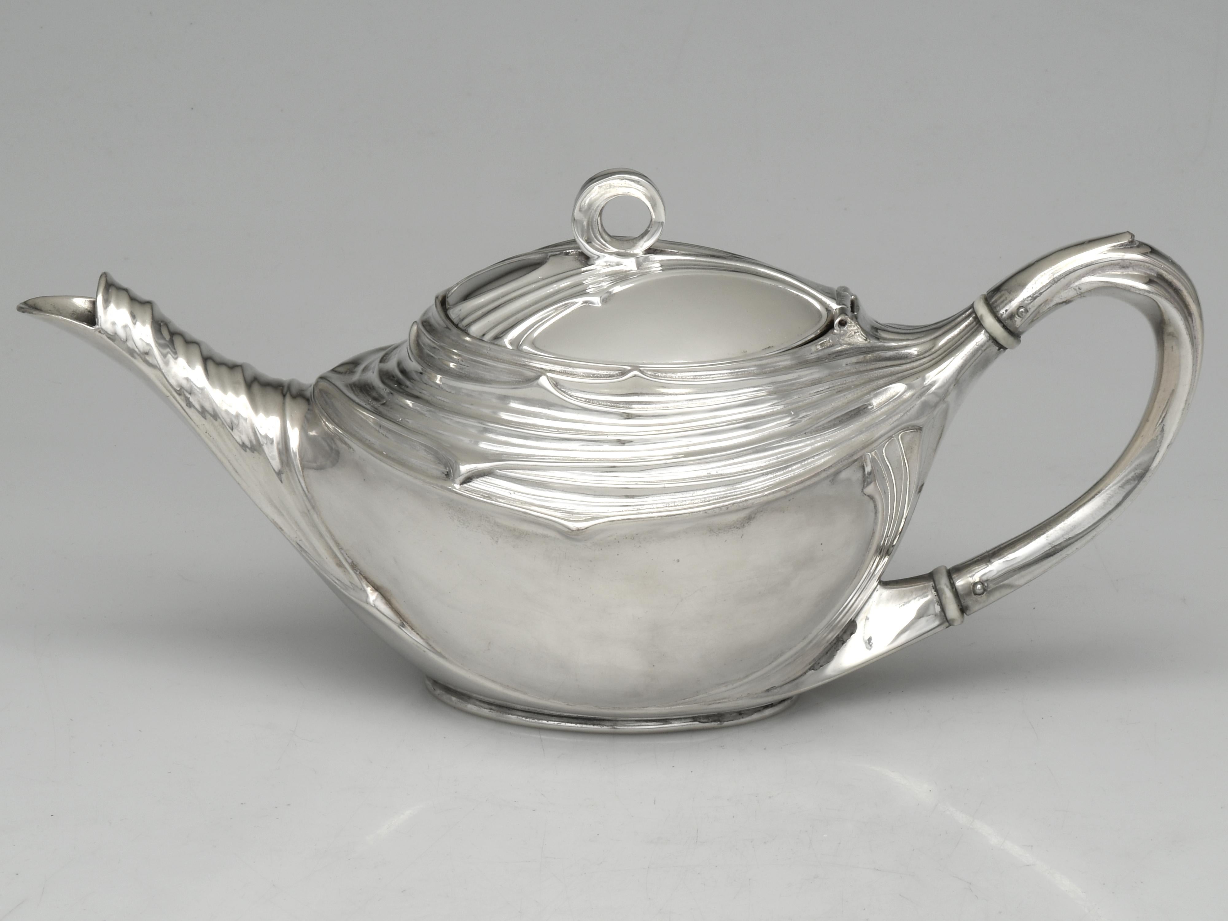 Juego de té de 5 piezas de plata de WMF en Bueno estado para la venta en MC Leansville, NC