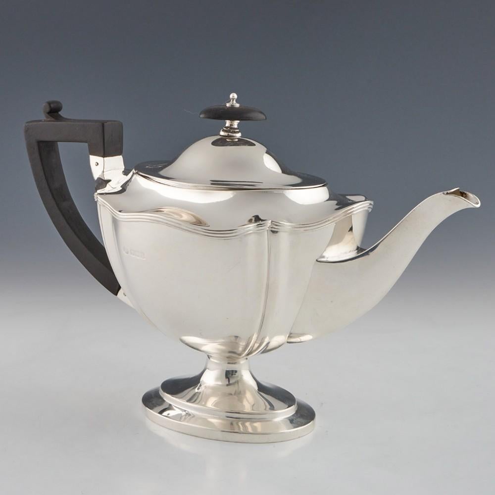 5 Piece Sterling Silver Tea and Coffee Set with Kettle Sheffield, 1912 11