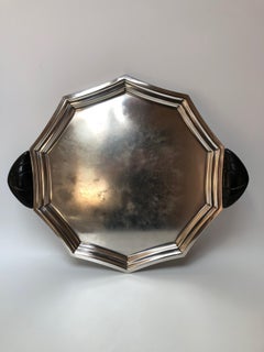 5-Piece Tea and Coffee Set by M. Dufrene for Christofle (Gallia)