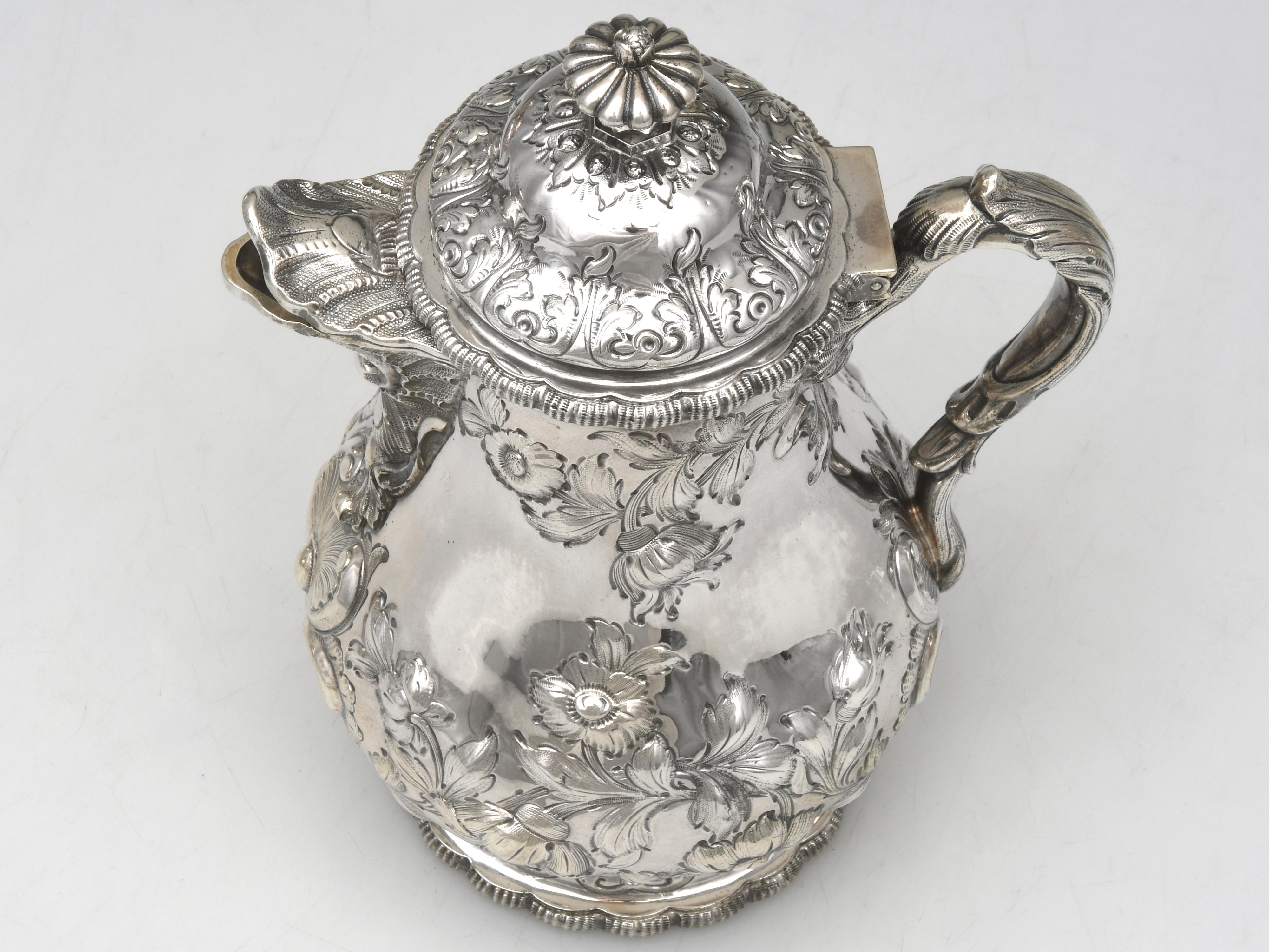 5 Piece Tea Set 1922 Coin Silver by Tiffany & Co. In Good Condition For Sale In MC Leansville, NC