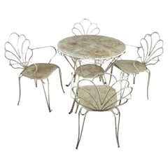5-Piece Wrought Iron Garden Set, 1960s