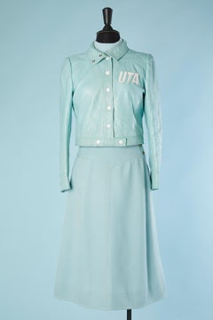 Très rare uniforme 5 pièces Courrèges pour UTA ( French Airlines )