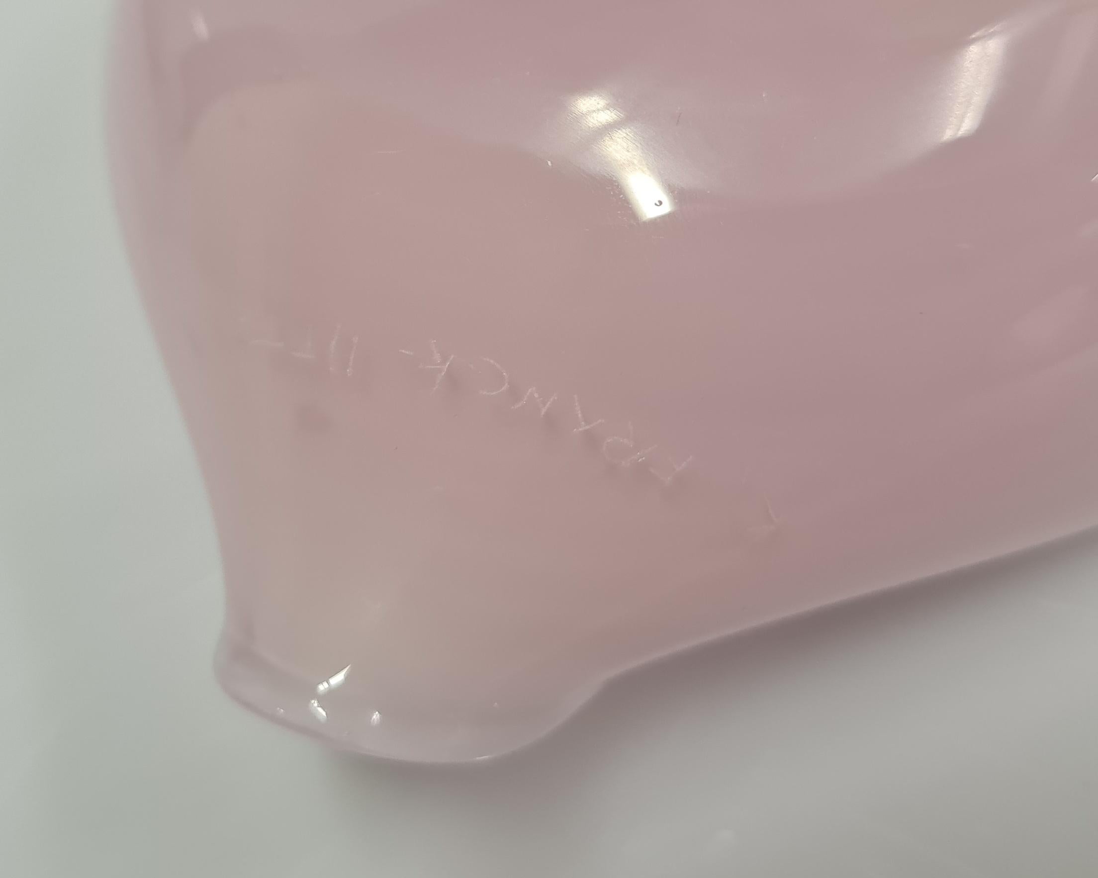 Blown Glass 5 Pink Mold Blown Vases for Iittala 1947-1952 For Sale