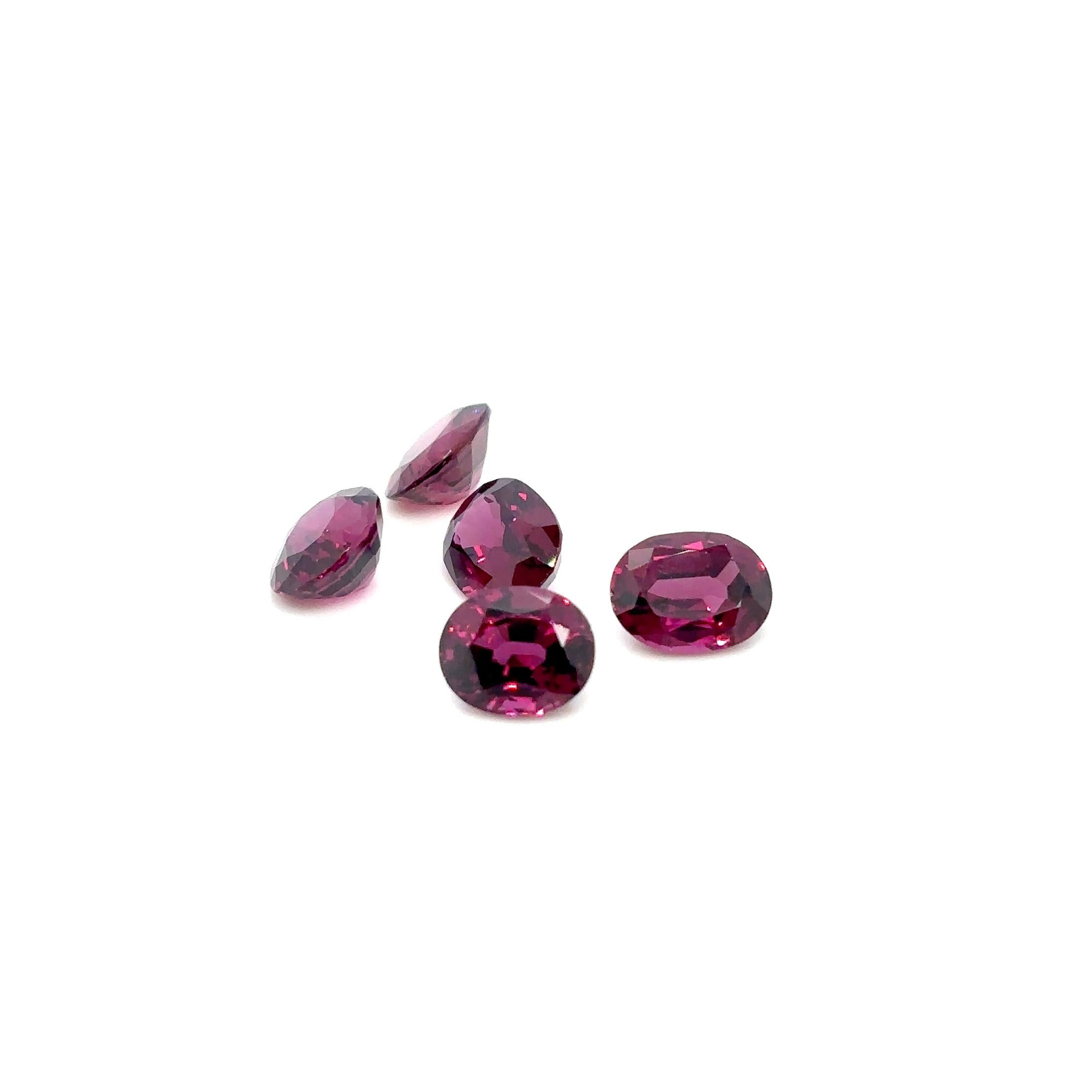 5 grenats violets Cts 16.24 Neuf - En vente à Hong Kong, HK