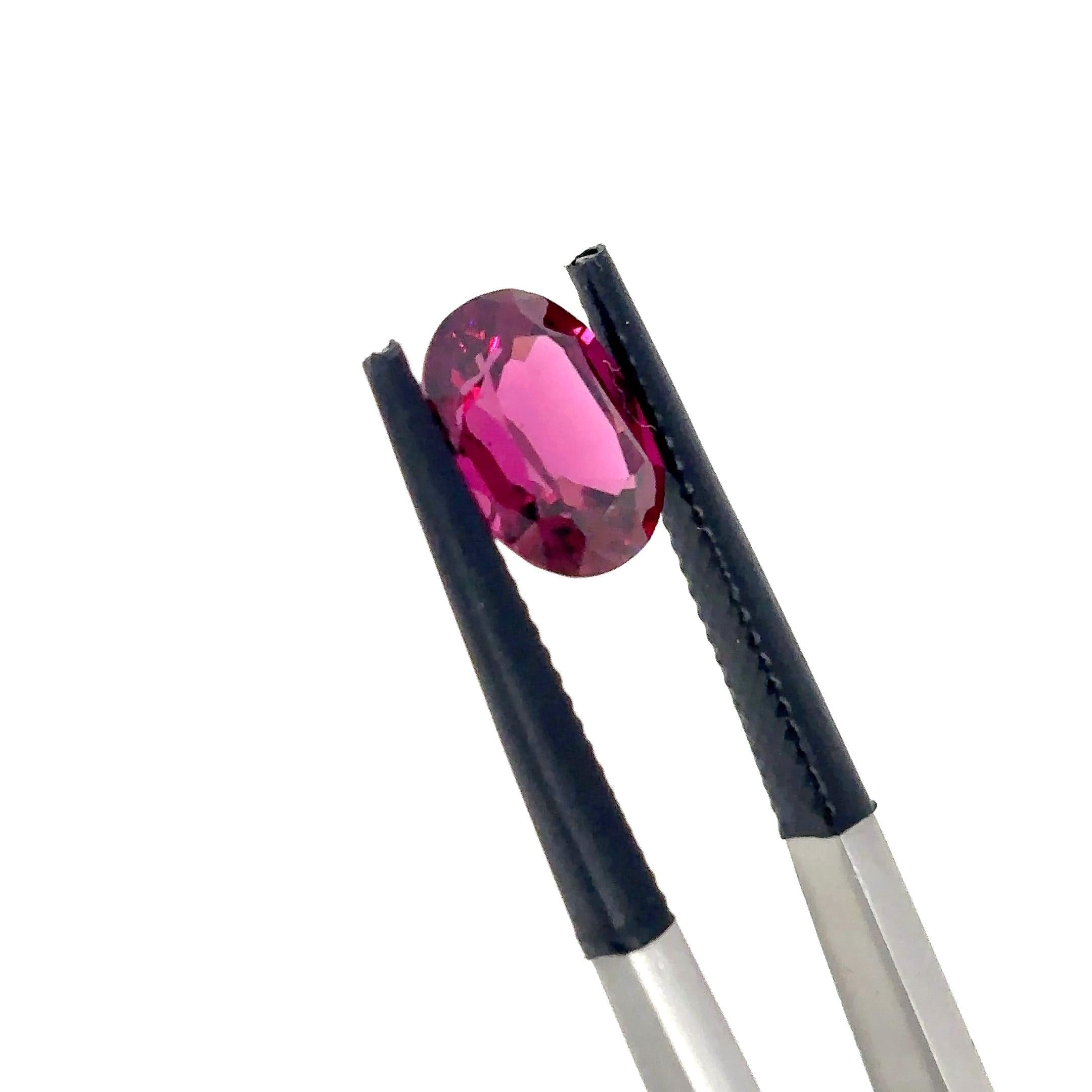 5 grenats violets Cts 16.24 Unisexe en vente