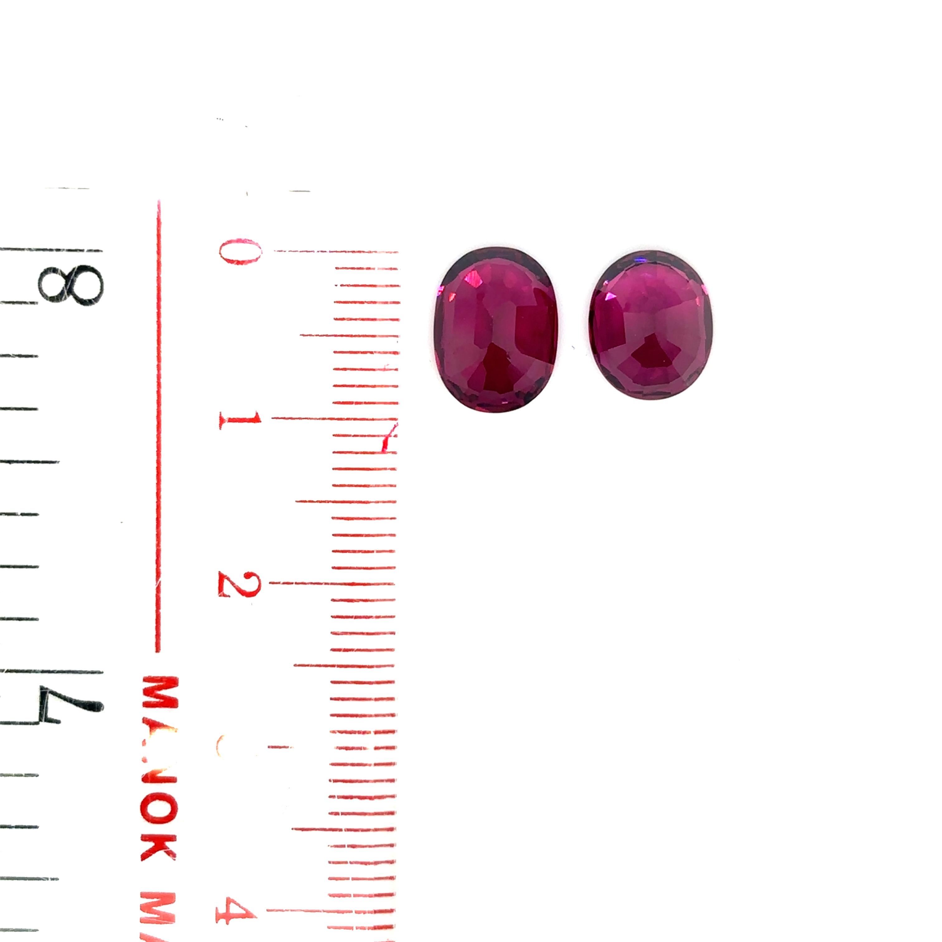 5 grenats violets Cts 16.24 en vente 3