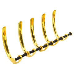 5 Rare Brass hooks by herta Baller around 1950s