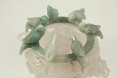 Rock Crystal and Green Jasper Urn, 20th Century Continental