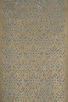 5 rolls of Gold on Blue Zuber wallpaper