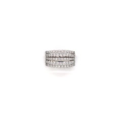 5 Row Diamond Ring