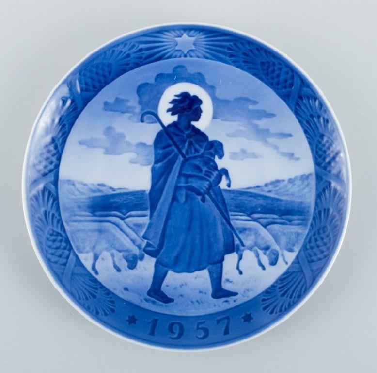 5 Royal Copenhagen Christmas plates from 1954, 56, 57, 58, 59.
Diameter: 18.5 cm.
In excellent condition.
Marked.
1st factory quality.