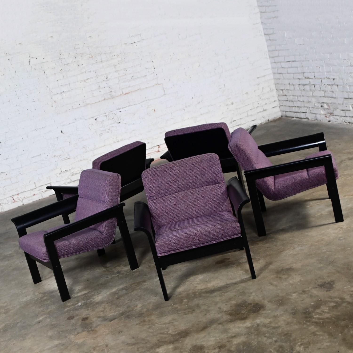 5 moderne dänische Rudd-Loungesessel aus Eiche von Thygesen & Sorensen für Magnus Olesen im Angebot 5