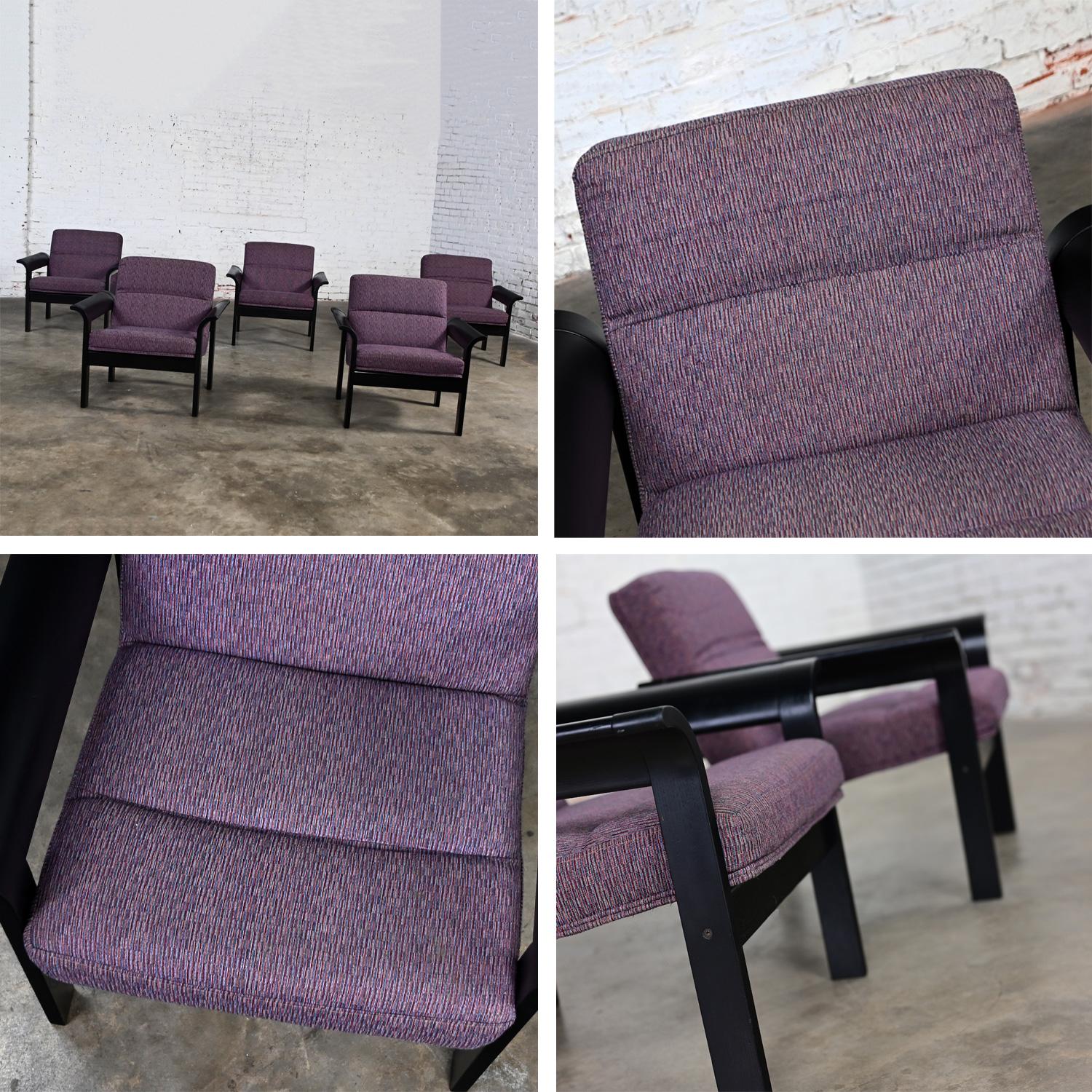 5 moderne dänische Rudd-Loungesessel aus Eiche von Thygesen & Sorensen für Magnus Olesen im Angebot 2