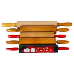 5 S Vintage Rolling Pins Maple Wood Kitchen Accessories