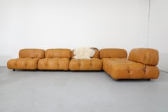 5 Section 'Camaleonda' Sofa by Mario Bellini for B&B Italia in Caramel Leather