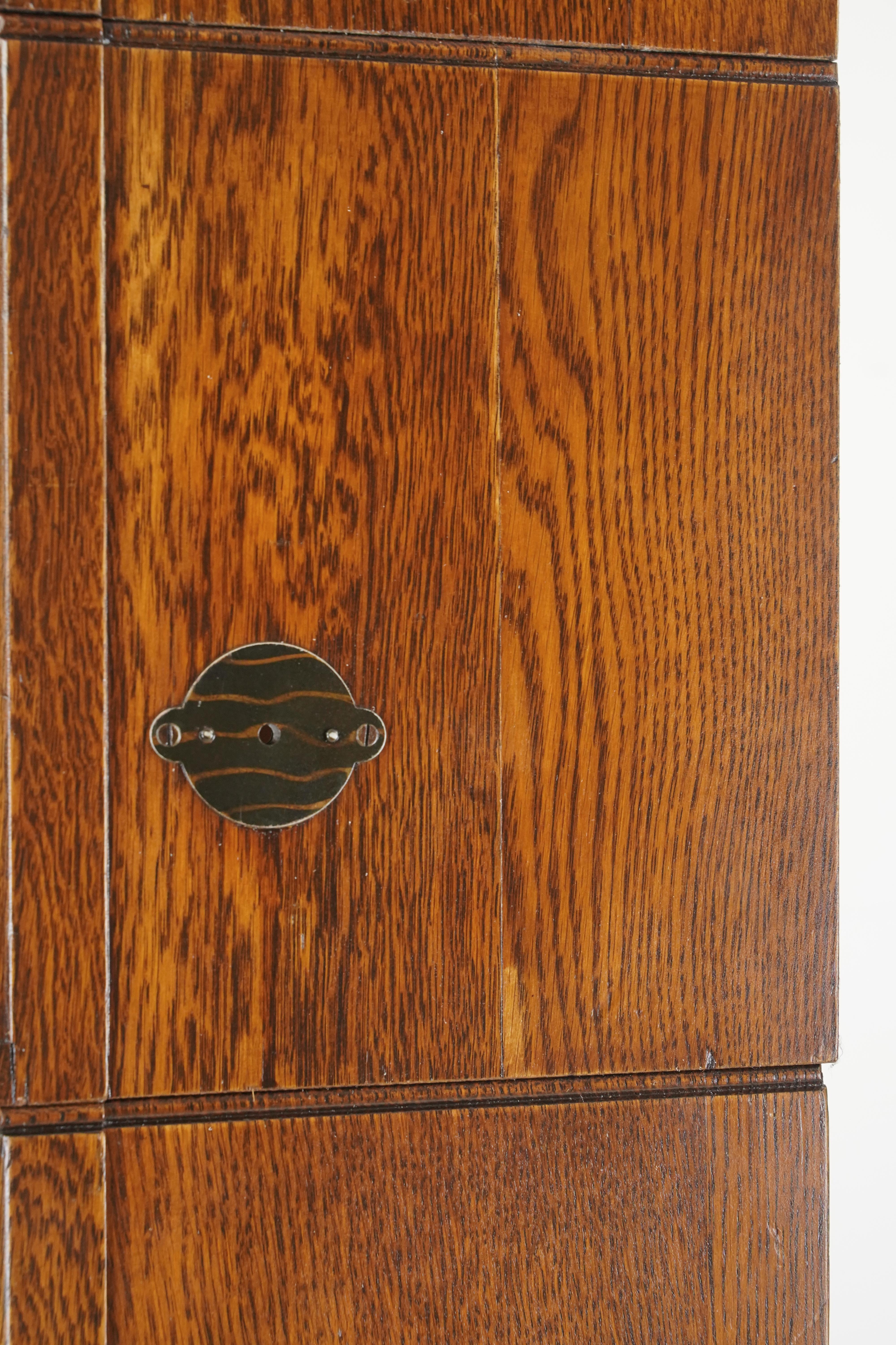 Libreria 5 sezioni Oak Rockwell-Wabash Barrister 8