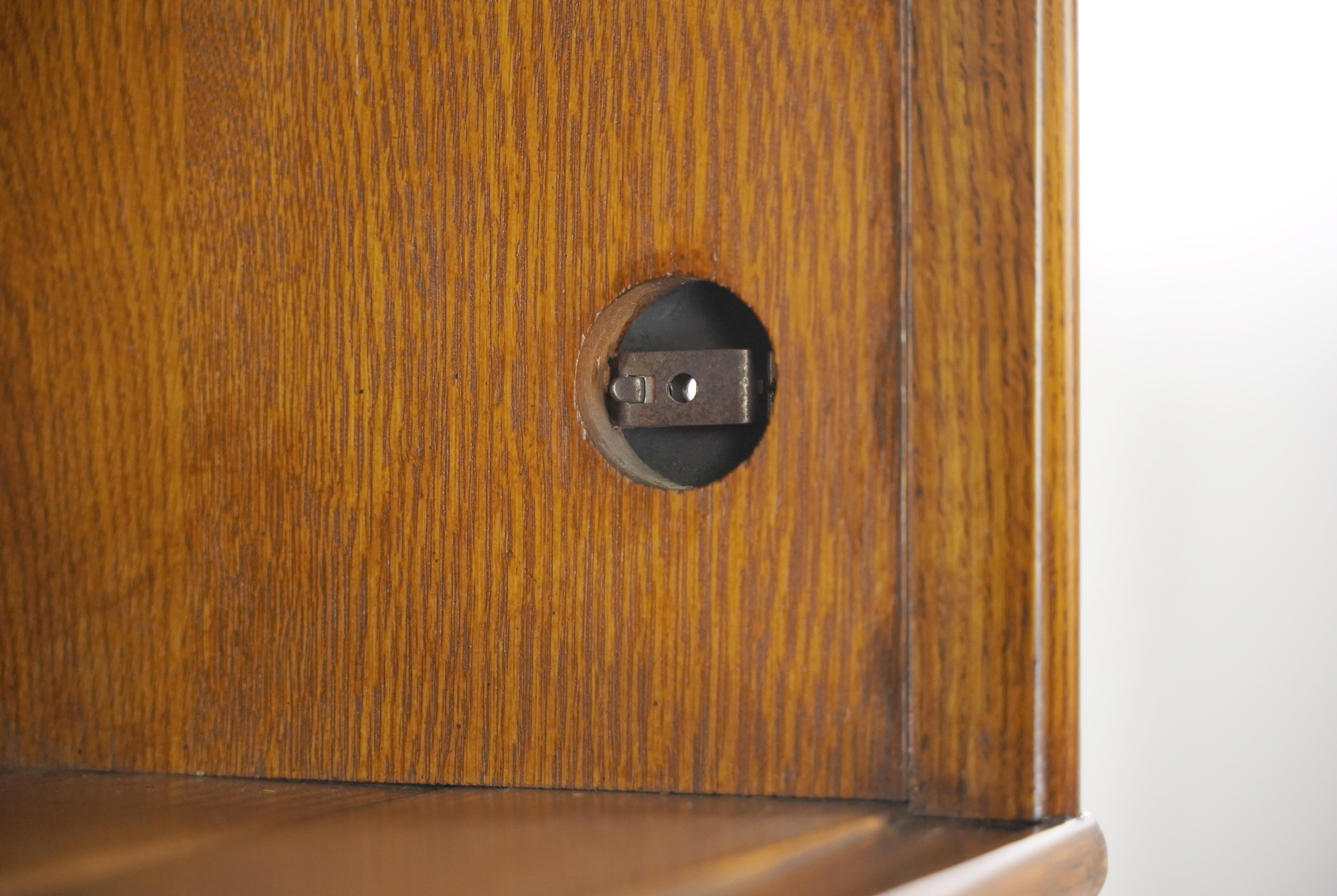 Libreria 5 sezioni Oak Rockwell-Wabash Barrister 1