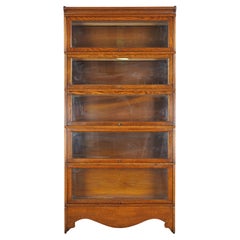 Libreria 5 sezioni Oak Rockwell-Wabash Barrister