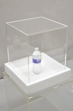 5-seitige 14,5" Klar Acryl Lucite Vitrine Vitrine Christine A. Taylor Coll.