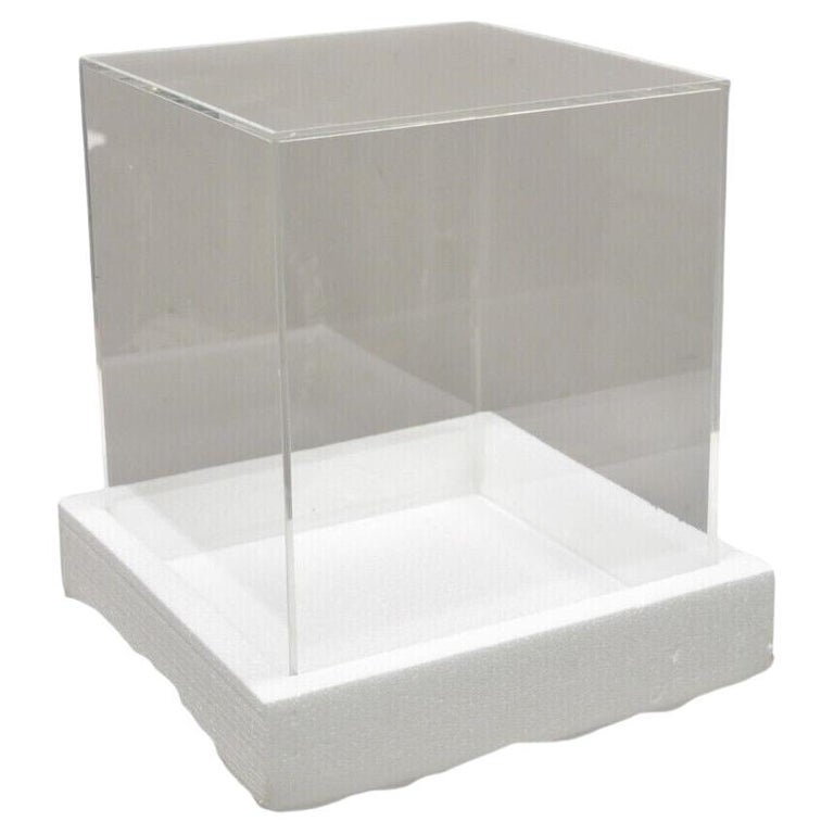 5-Sided Frosted Acrylic Box - Plexiglass Display Case