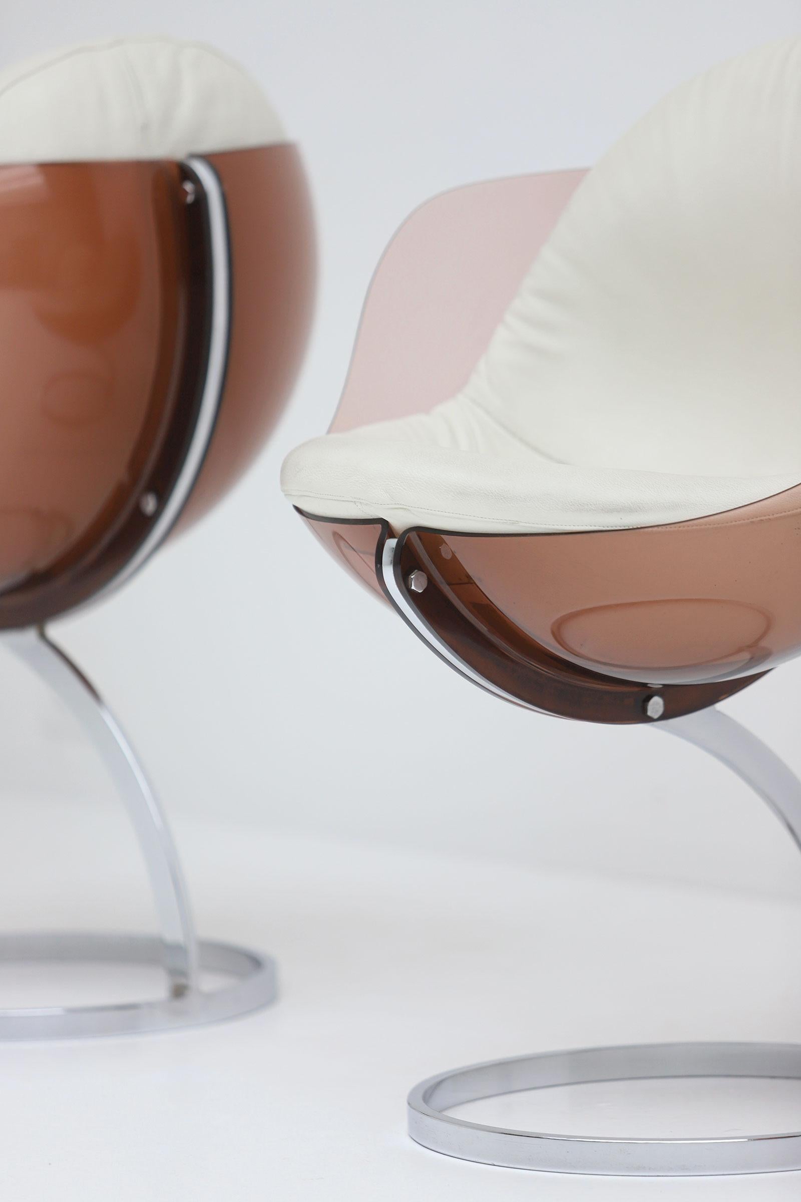 Other Set of 5 Sphere Chairs Designed by Boris Tabacoff, 1971