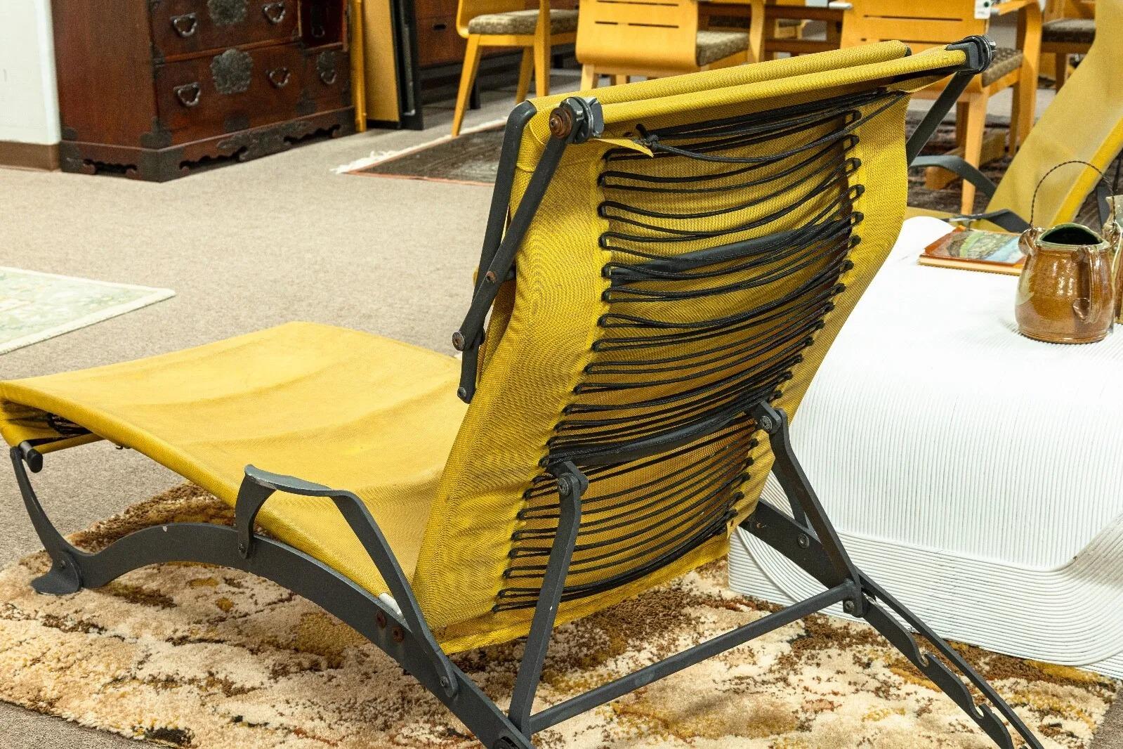 5 Etoiles Italie Patio Chaises longues inclinables et réglables Sun-friendly Lounge Chairs Mid Century en vente 4