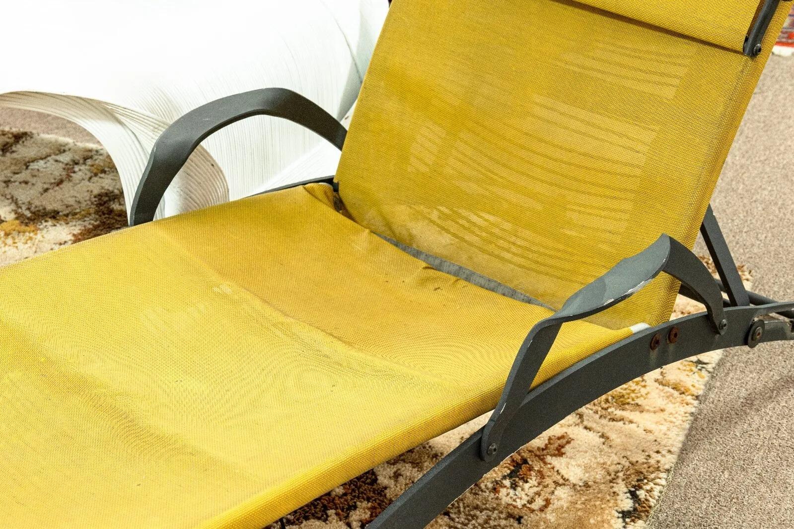 5 Etoiles Italie Patio Chaises longues inclinables et réglables Sun-friendly Lounge Chairs Mid Century en vente 1