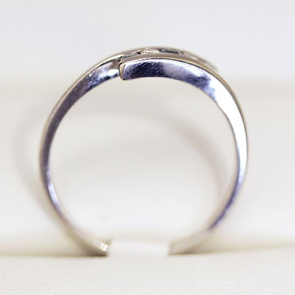 5-Stone Aquamarine & Diamond Ring For Sale 6